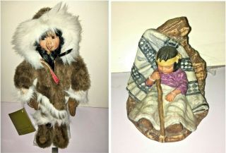 Tulu Native American Doll And Siesta Limited Edition Figurine -