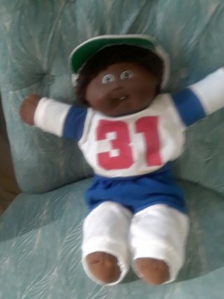Cabbage Patch Kids Doll Xavier Roberts African American Boy With Tooth Diaper