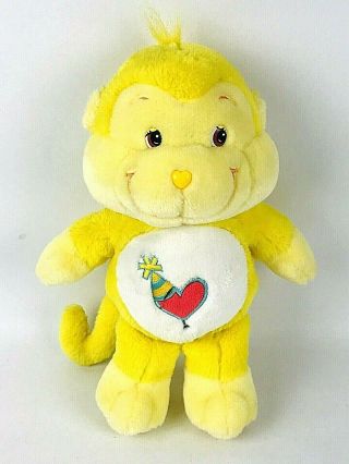 Care Bear Cousins Playful Heart Monkey Plush Stuffed Animal Doll Yellow Toy Gift