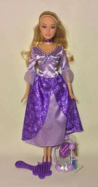 2007 Retired Mattel Barbie Island Princess Purple Maiden Doll
