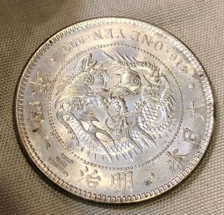 Japan.  Yen,  Year 34 (1901) Silver Coin