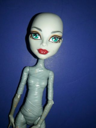Monster High Create A Mummy Girl Gray Nude Doll 2