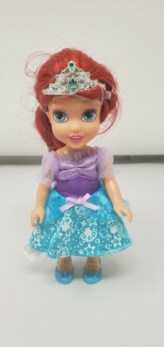 Disney Petite Princess Doll Ariel 6 " Mini Doll The Little Mermaid