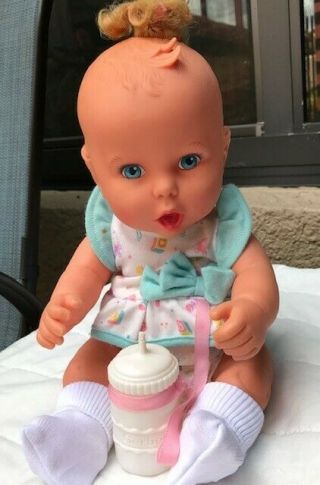 1994 Gerber Baby Doll By Toy Biz - Gerber Dress & Bottle