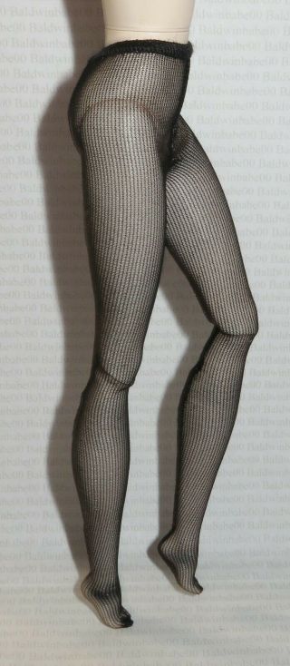 Lingerie (tweed) Barbie Doll Black Articulated Silkstone Stockings Pantyhose