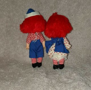 freshly deboxed raggedy ann and andy kelly and tommy dolls barbie friend 3
