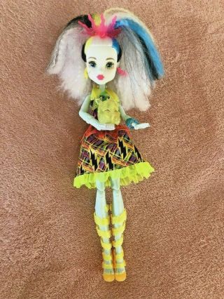2016 Mattel Monster High “electrified” Frankie Stein Doll Light Up With Sounds