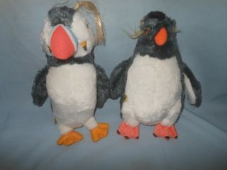 Build A Bear Happy Feet Penguin Sven And Lovelace Mini Buddy 10 " Set Of 2