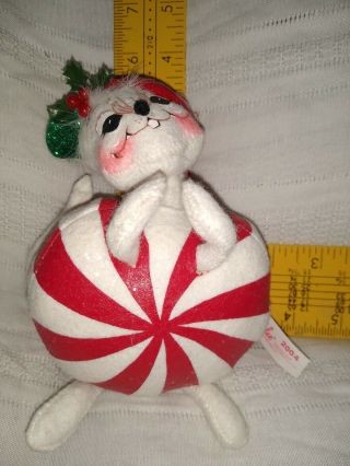 2004 Annalee Mouse Candy Stripe Candystripe Christmas