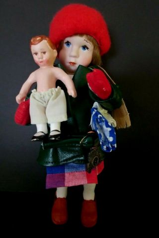 1979 Norman Rockwell Character Doll " Mimi " 2610