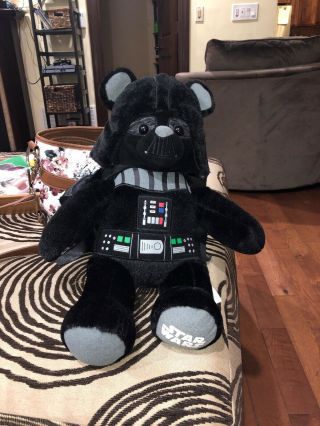 Star Wars Darth Vader Build A Bear Plush 18 " Stuffed Animal Bab With Sound