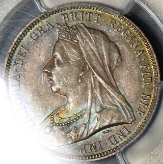 1893 PCGS MS 64,  Victoria Shilling Great Britain Silver Coin (19101301C) 3