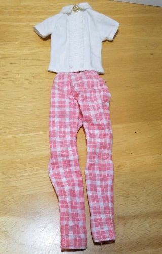 Mattel Silkstone Barbie Bfmc Country Bound Fashion Top And Pink Plaid Pants