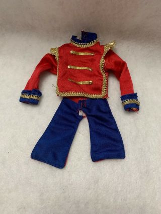 Barbie And The Nutcracker Ken Prince Eric Red And Gold Jacket Tailcoat