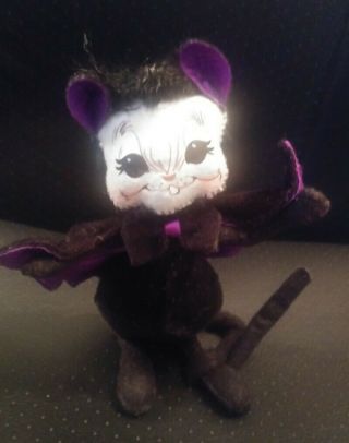 Annalee Halloween 6 " Purple Bat Mouse 2008