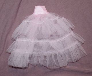 Tonner 16” Tyler Wentworth Tiered Pink Petticoat With Snap Fastenings