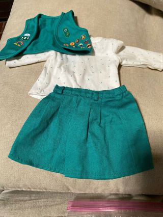 Retired American Girl Of Today Pleasant Company Girl Scout Uniform - Incomplete