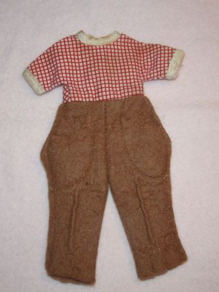 Vtg Betsy Mccall Doll Pony Pals Riding Clothes Jumpsuit