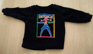 1996 American Girl Of Today Doll Clothes Black T - Shirt Pj Shirt Pleasant Company