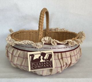 American Girl Pleasant Company Retired Wicker Basket