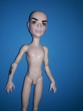 Monster High Doll Create A CAM Vampire Boy Nude Doll Torso Head Arms Legs, 2
