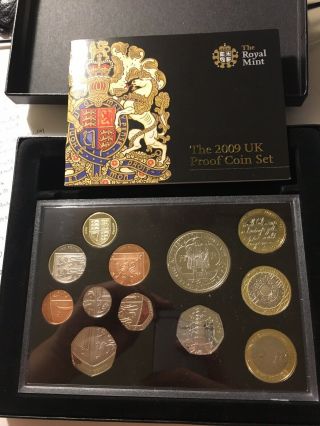 Great Britain 2009 Proof Set Kew Garden Box And