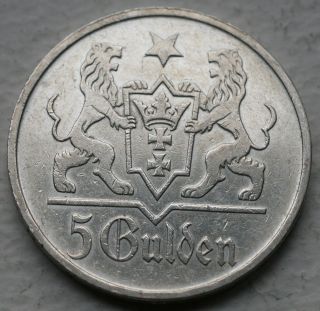 Danzig 5 Gulden 1923 2