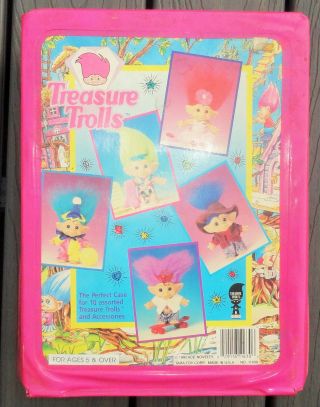 Troll 1992 Doll Case Treasure With Trays Trolls
