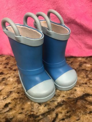 American Girl Doll Of The Year 2010 Lanie Nature Outfit Blue Rain Boots Only