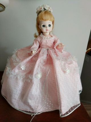 14 " Cinderella Madame Alexander Doll In Pink 1548