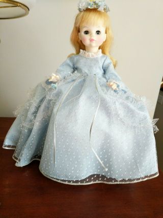 14 " Cinderella Madame Alexander Doll In Blue 1548
