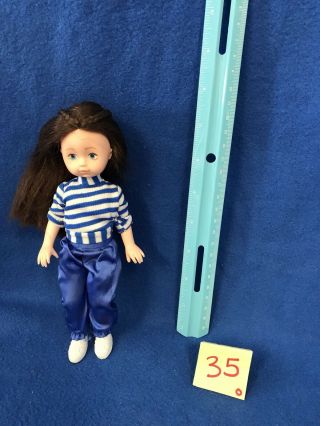 Vogue Ginny Doll Brown Hair Blue Outfit Collectible
