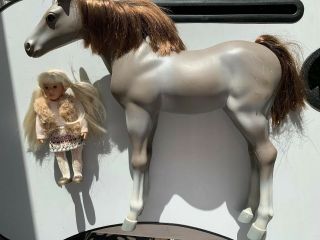 Our Generation Battat 14 In X 14 In Standing Foal Horse Collectible W Doll