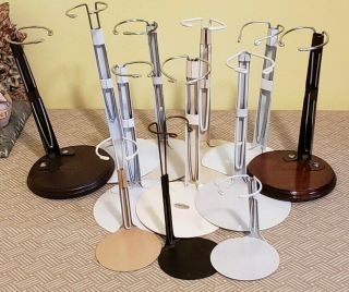 12 Medium And Small Doll Stands