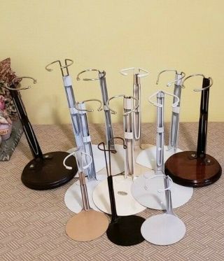 12 Medium and Small Doll Stands 2