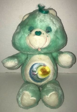 Vintage 1983 Care Bears Kenner Bedtime Bear Plush Stuffed Toy Sleepy Eyes 13inch
