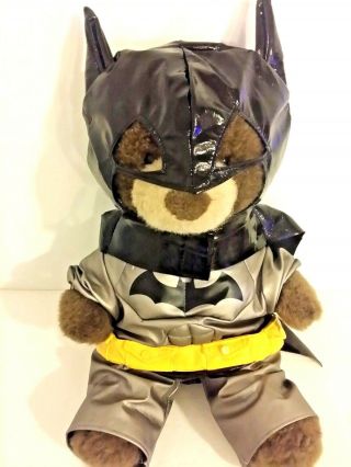 Build A Bear Plush Stuffed Babw Batman Hero Outfit Mask Suit Clothes 14 "
