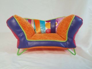 Groovy Girls / Plush Doll Couch Pink Purple Blue Orange Lime Green Euc