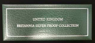 1997 4 - Coin Set Of.  999 Fine Silver Proof British Britannia Coins