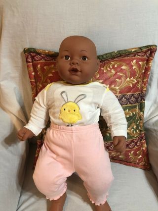 2010 Cititoy Baby Doll 23” Euc.  She Has A Small Tear On The Fabric At Her Neck.