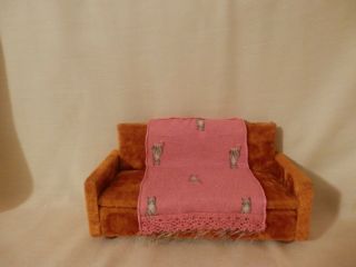 Dollhouse Miniature 1/12 Scale Bed Blanket Or Throw