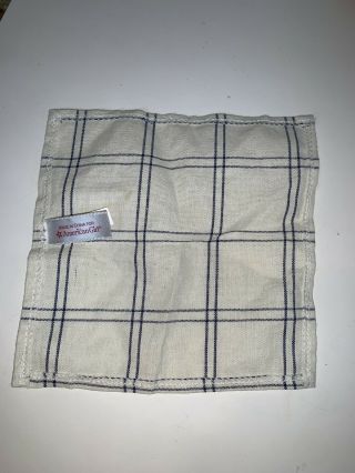 American Girl Doll Caroline Travel Basket Lunch Napkin Cloth Replacement Piece 2