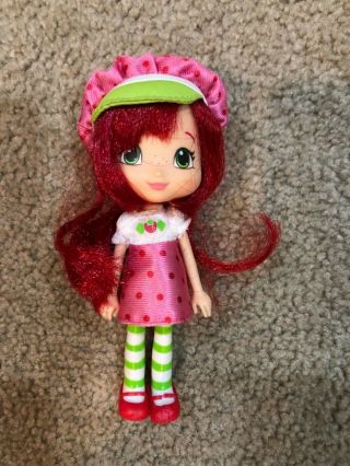 Strawberry Shortcake 6 " Clothed Doll Hair Has Strawberry Scent Very 2014