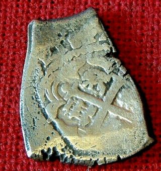 LARGE HEAVY Piece of 8 or 8 Reale from HOLLANDIA shipwreck 1743 Dutch Ship VOC 2