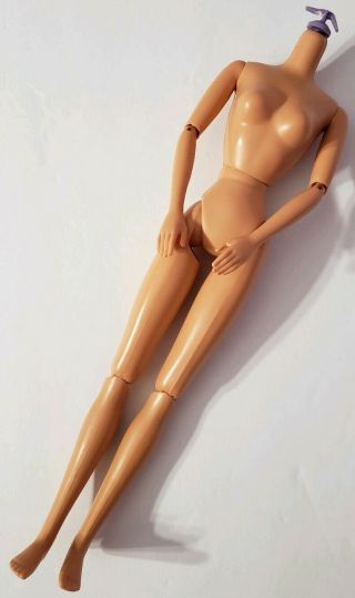 Barbie Doll Nude Body Only For Replacement Ooak 1994 Gymnast Jointed Caucasian