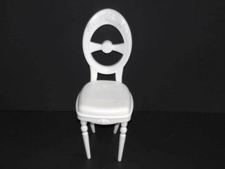 Barbie Dream House Kitchen White Dining Chair Dreamhouse Replacement Part