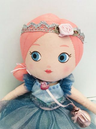 14” Mooshka Ballerina Plush Casia Fairy Tales Ballet Princess Rag Fabric Doll