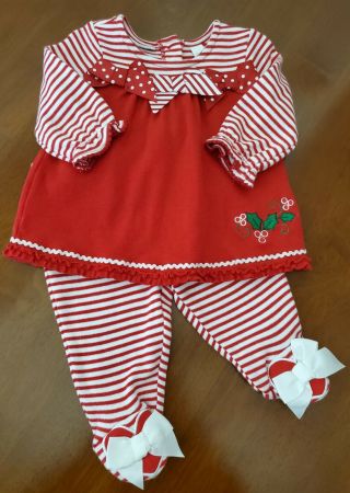 0 - 3 Months First Impressions Baby Girls 2pc Set For Reborn Baby Doll