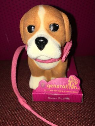 Our Generation Boxer Pup W/leash For 18 " Doll - American Girl,  Battat