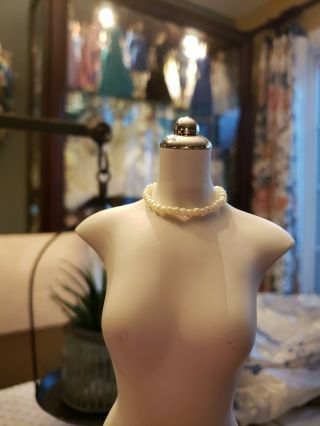 Princess Diana 18 " Doll Faux Single Strand Pearl Necklace